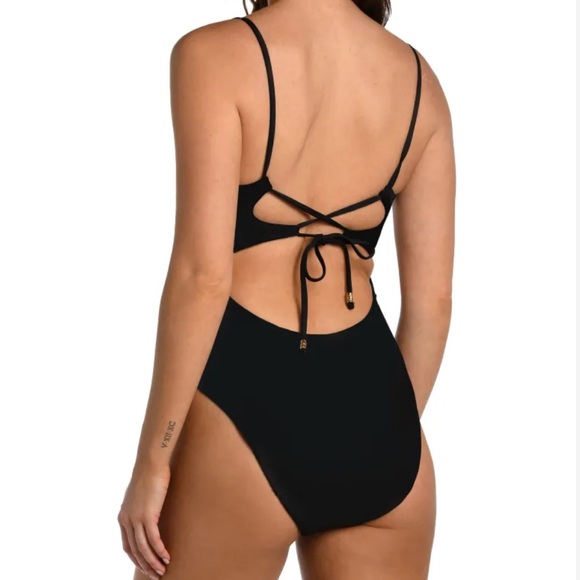 Sunshine 79 Paisley Patchwork Reversible Bandeau One Piece Swimsuit - Picture 3 of 16